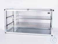 SICCO Maxi 1-Desiccator Horizontal, B 1080 mm x H 555 mm x T 580 mm ACRYL/ALU, A