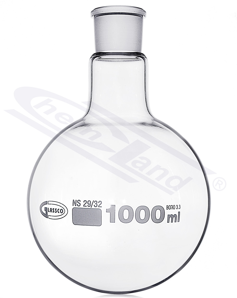 kolba okrągłodenna ISO 00250ml szlif 29/32 GLASSCO