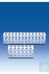 Test tube rack, PP, 24 positions, for tubes up to 21 mm