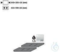 sump inliner PE raw for UB90/UB30 B1100/1400 440x205x20