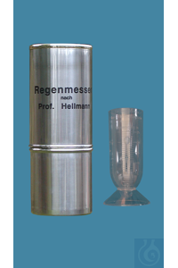 Refill precipitation measuring vessel for rain gauges according to Professor