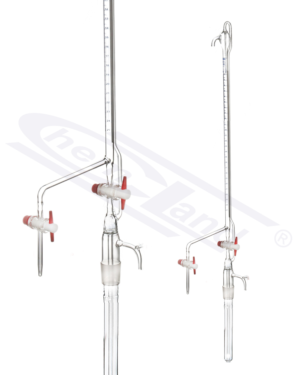 biureta Pelleta CZESKA 2xkr.PTFE PAS 10 kl AS 0,05