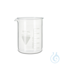 RASOTHERM Beaker, low form, with spout