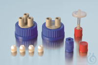 DURAN® GL 45 Connection Cap System, with screw cap and 2 or 3 GL 14 ports, PP