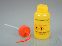 Wide neck wash bottle with print
