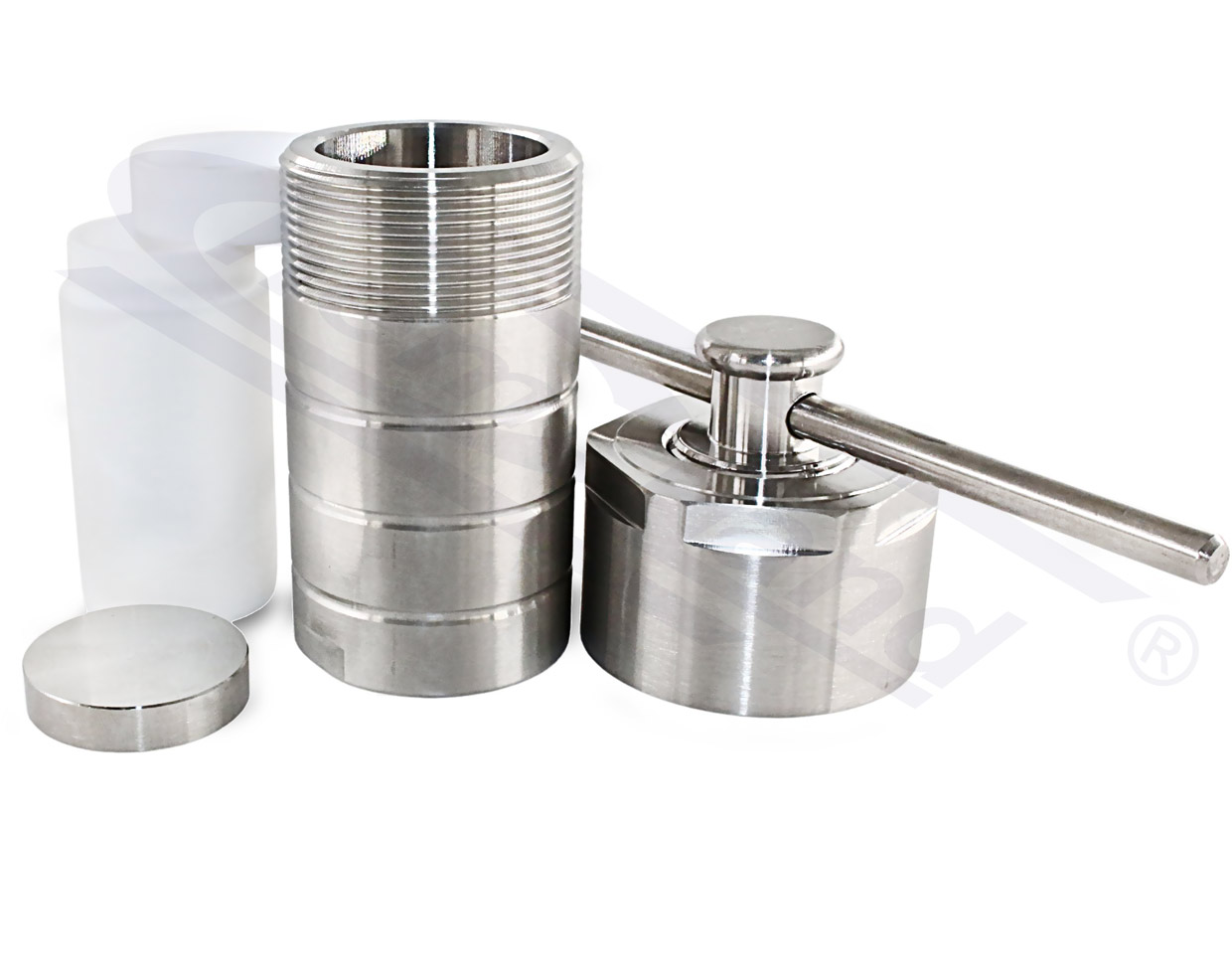 reaktor do syntezy hydrotermalnej 0300 ml, stal nierdzewna SS304 z wkładką z PTFE do 230oC, ciśnienie robocze ‰¤3 Mpa