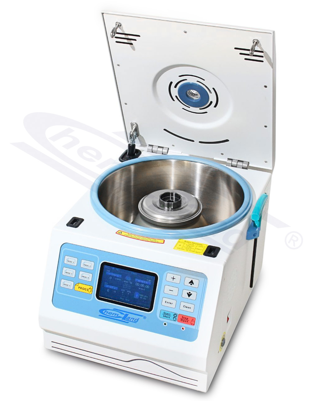 wirówka laboratoryjna GT216C, 300-12000 rpm, RCF 16227 x g, z rotorem 6x50mL lub 6x15ml, timer, Chemland
