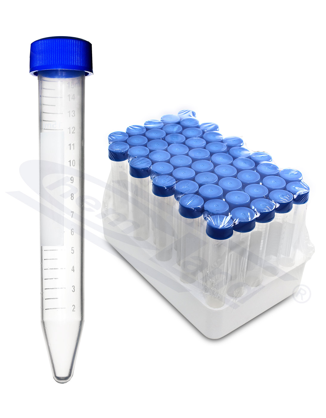 probówka FALCON 15ml gr - A sterylne RAK 50 szt tlenek etylenu