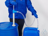 PP barrel pump - discharge hose/stopcock