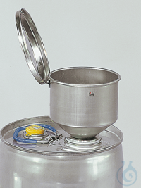 Safety funnel stainless steel