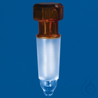 Conical joint stopper, amber, Boro 3.3, NS 12/21, honed