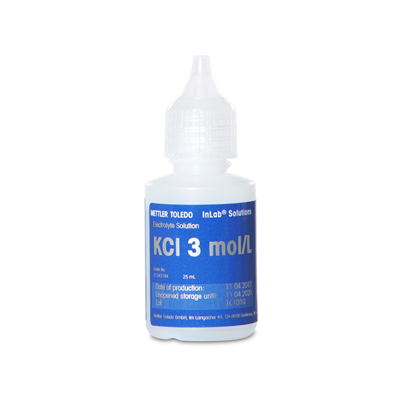 Electrolyte KCl 3M 25 mL Bottle