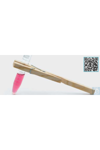 clamp - for tubes - wooden